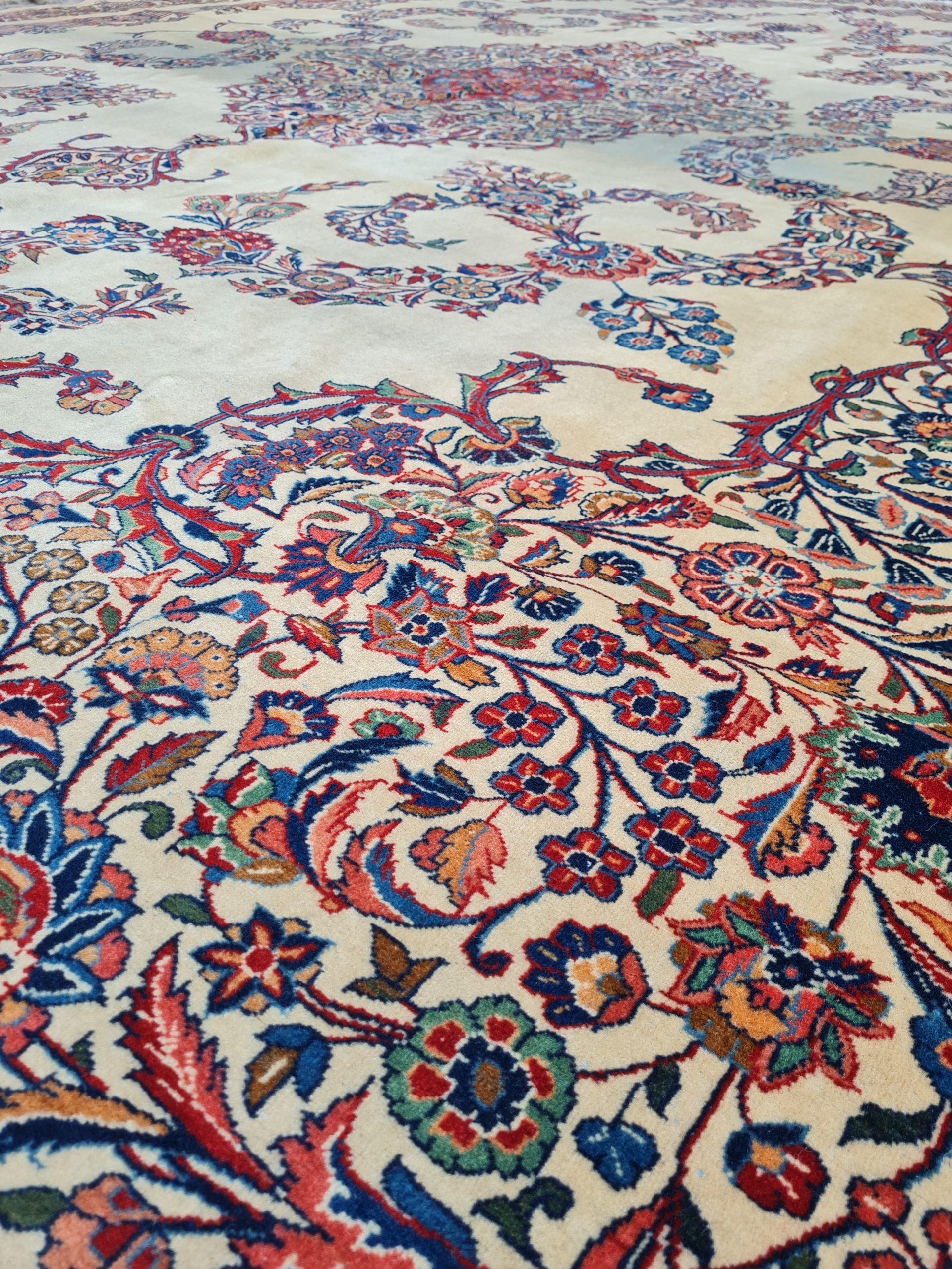 TAPPETO KASHAN DABIR ANRICO FINE XIX fine MIS:400x305 CM - immagine 10