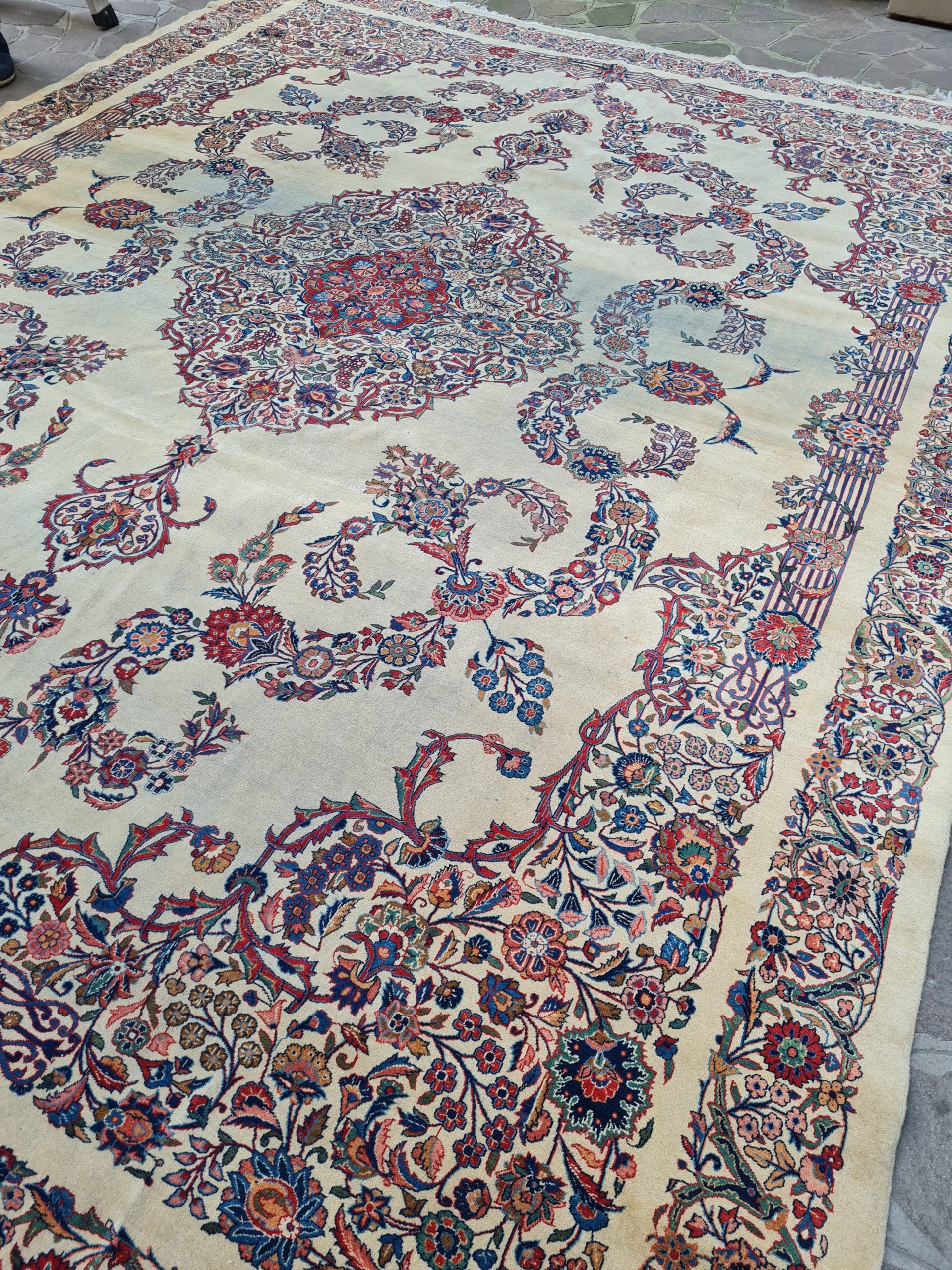 TAPPETO KASHAN DABIR ANRICO FINE XIX fine MIS:400x305 CM - immagine 7