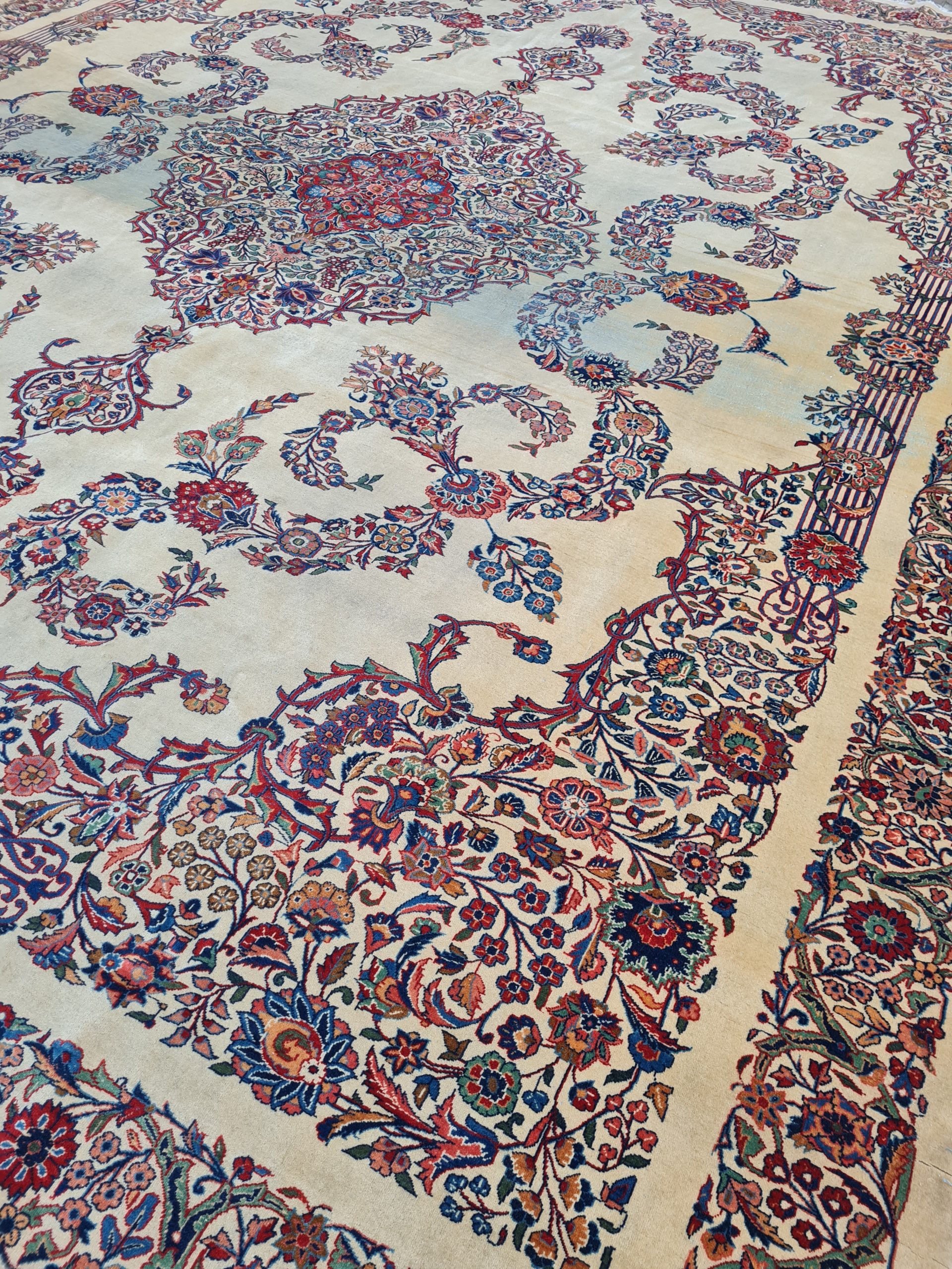 TAPPETO KASHAN DABIR ANRICO FINE XIX fine MIS:400x305 CM - immagine 8