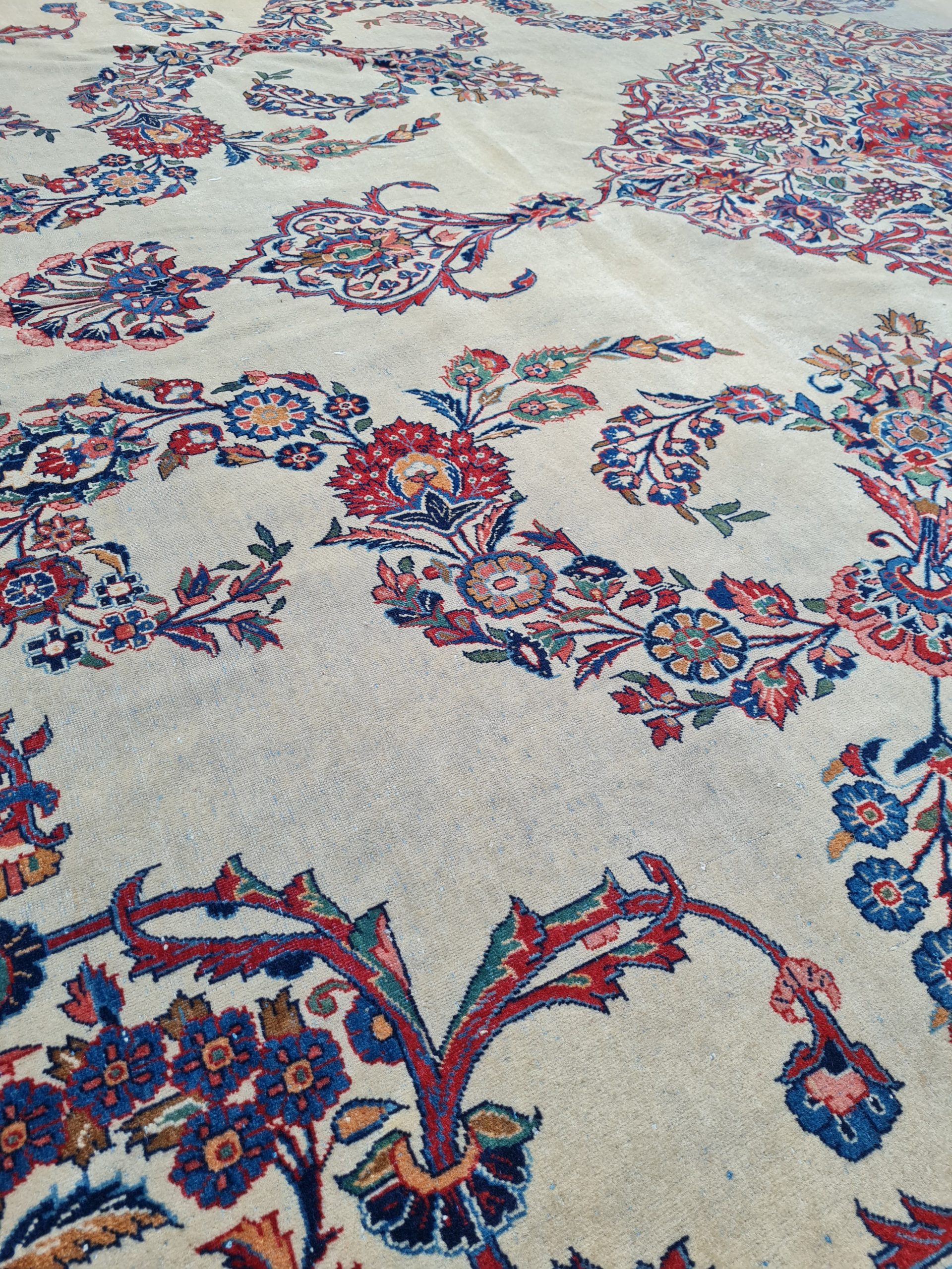 TAPPETO KASHAN DABIR ANRICO FINE XIX fine MIS:400x305 CM - immagine 2
