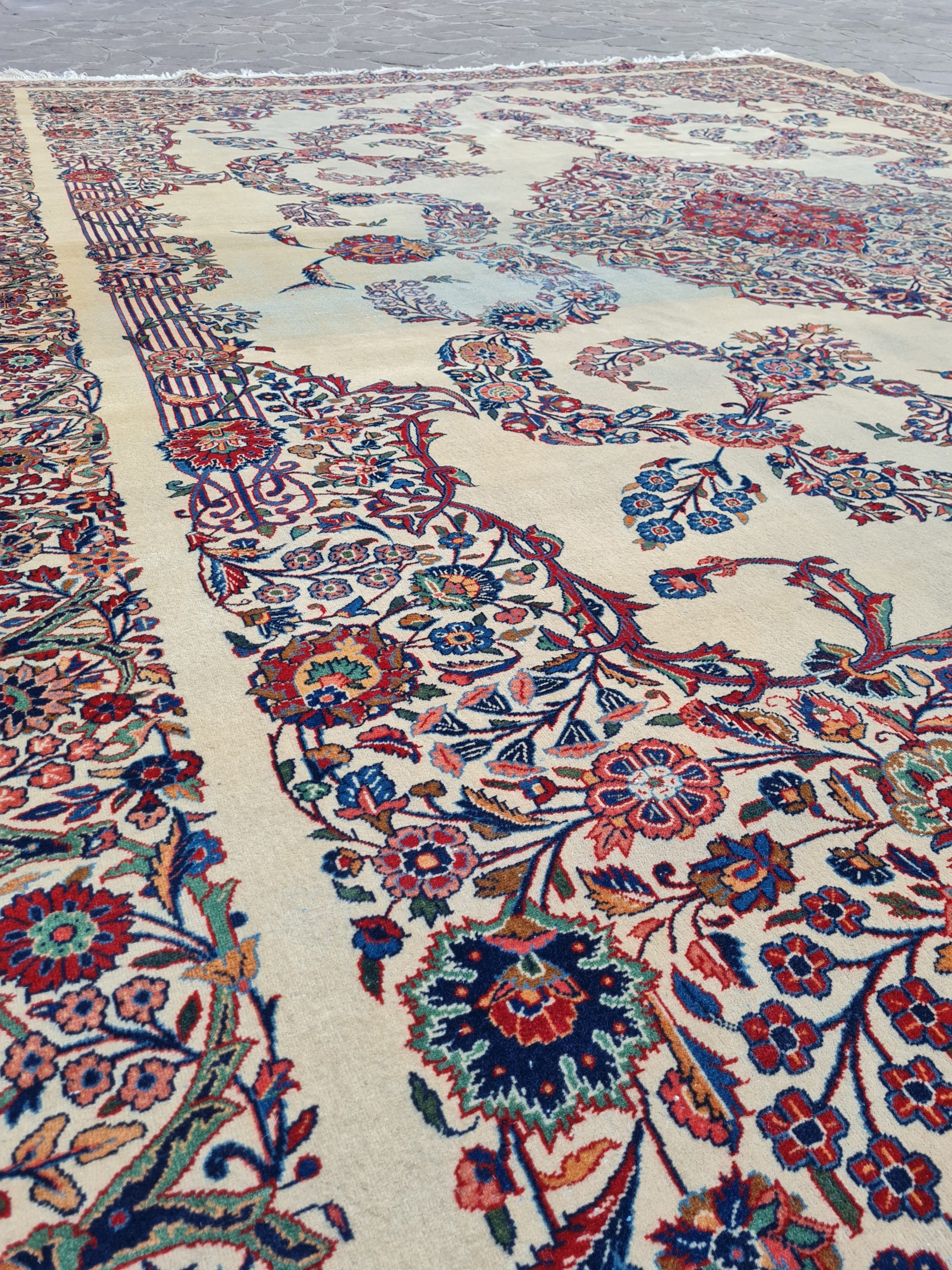 TAPPETO KASHAN DABIR ANRICO FINE XIX fine MIS:400x305 CM - immagine 5