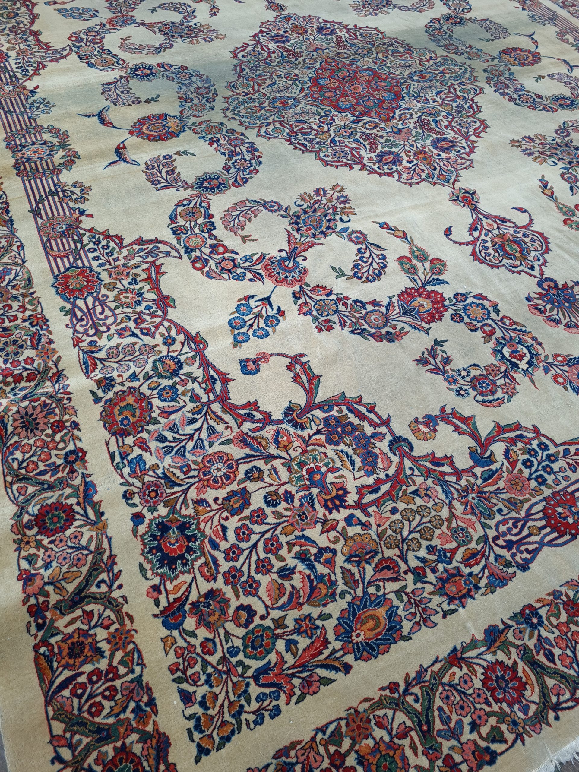 TAPPETO KASHAN DABIR ANRICO FINE XIX fine MIS:400x305 CM - immagine 6
