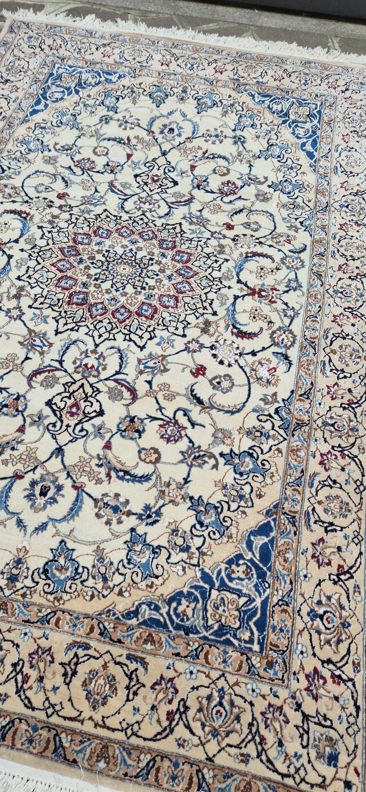 TAPPETO NAIN TUDESHK ANTICO MIS:210X102 CM - immagine 6