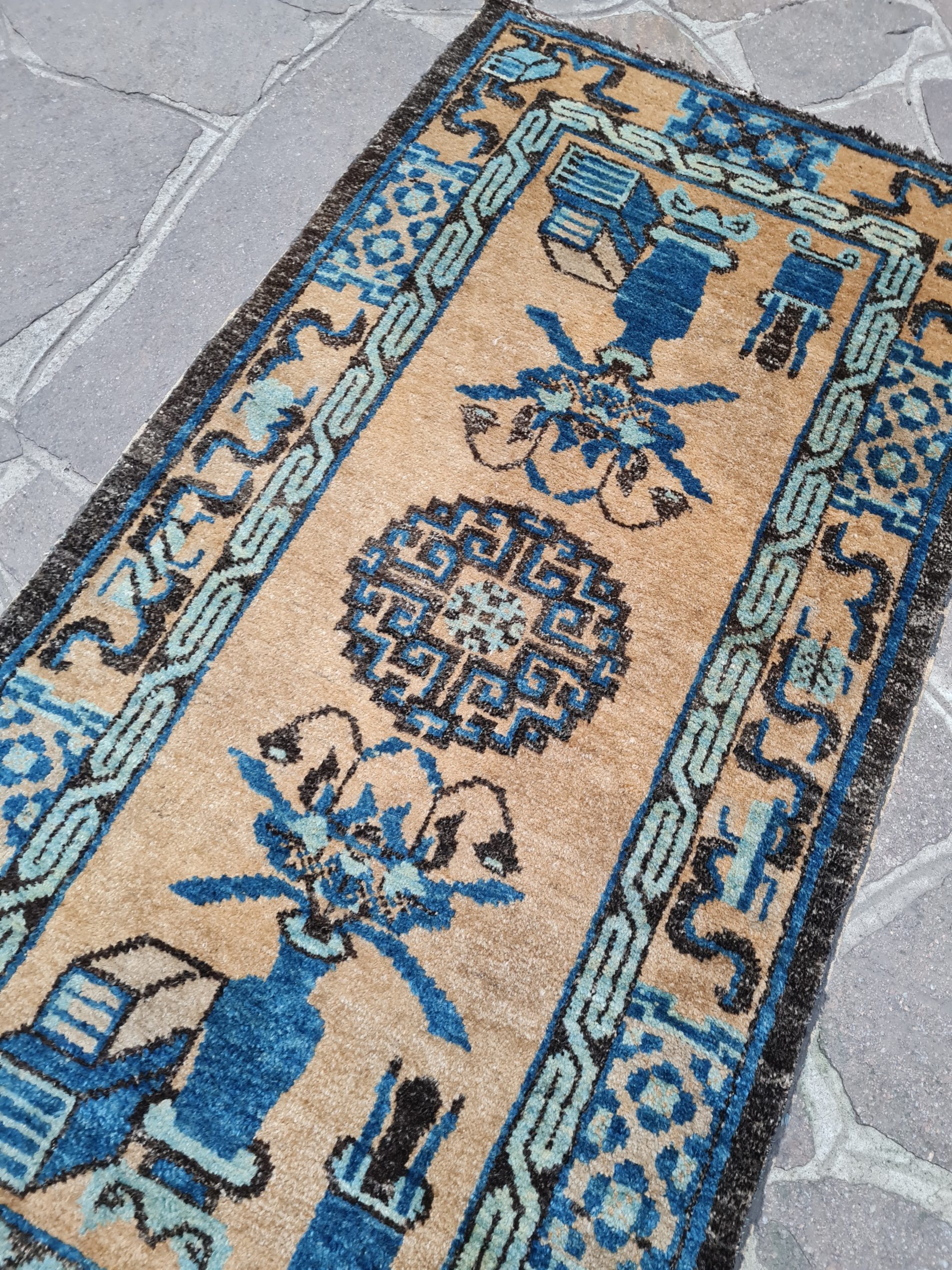 TAPPETO CINESE PECCHINO ANTICO MIS:127x65 CM - immagine 4