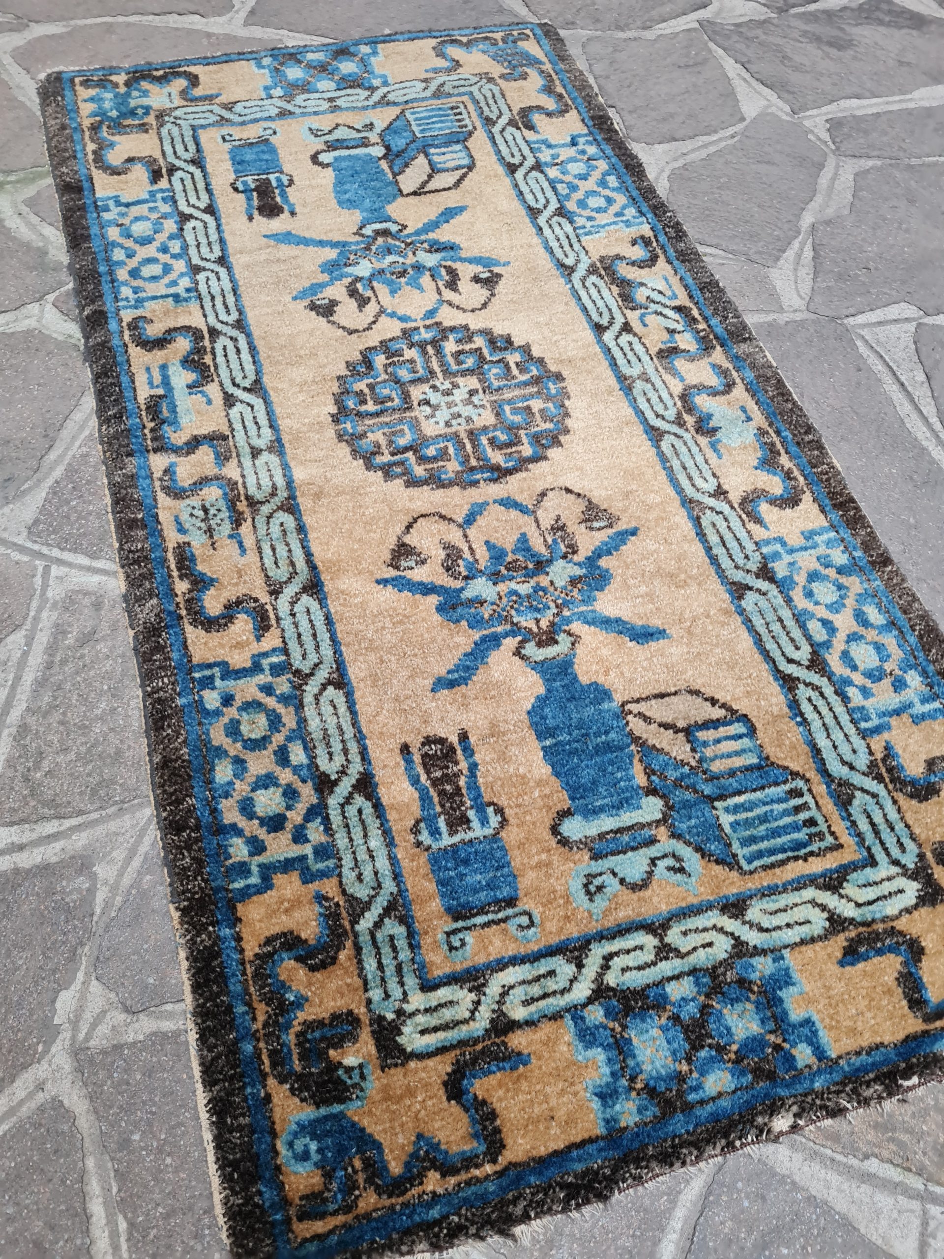 TAPPETO CINESE PECCHINO ANTICO MIS:127x65 CM - immagine 6
