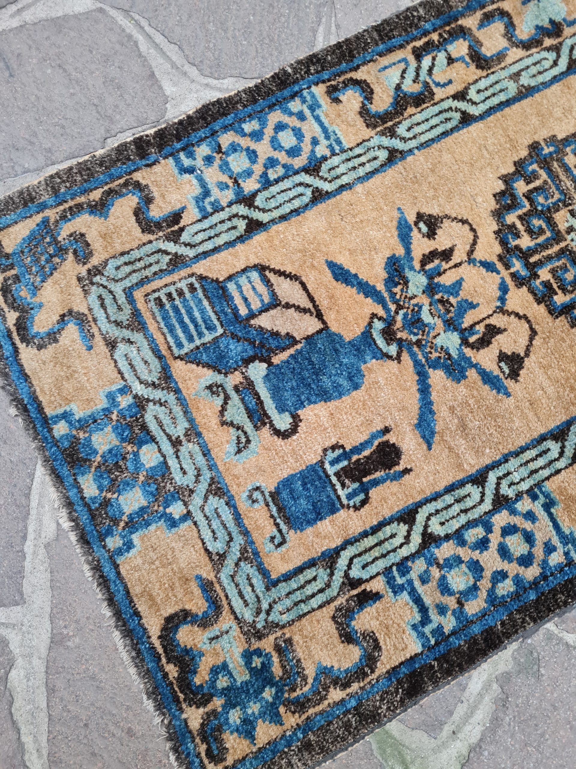 TAPPETO CINESE PECCHINO ANTICO MIS:127x65 CM - immagine 2