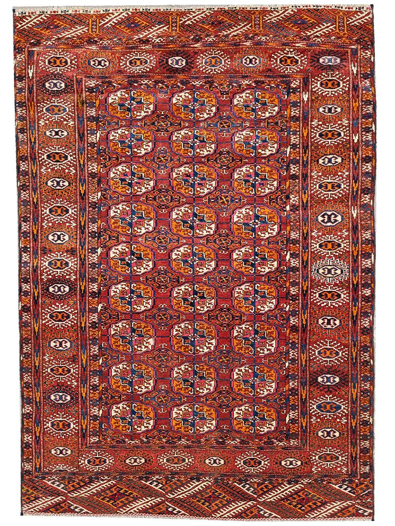 TAPPETO-BUKARA-TEKKEH-ANTICO-MIS180x113-CM-1
