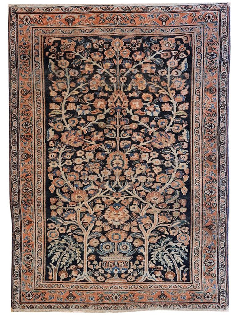 TAPPETO-DOROKHSH-PERSIANO-ANTICO-MIS-195-x-128-CM