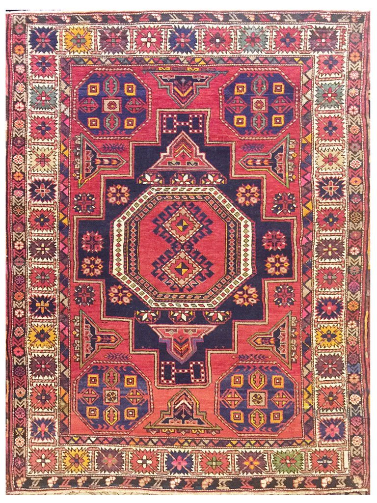 TAPPETO-KARABAGH -CAUCASO-ANTICO-MIS-195x110-CM