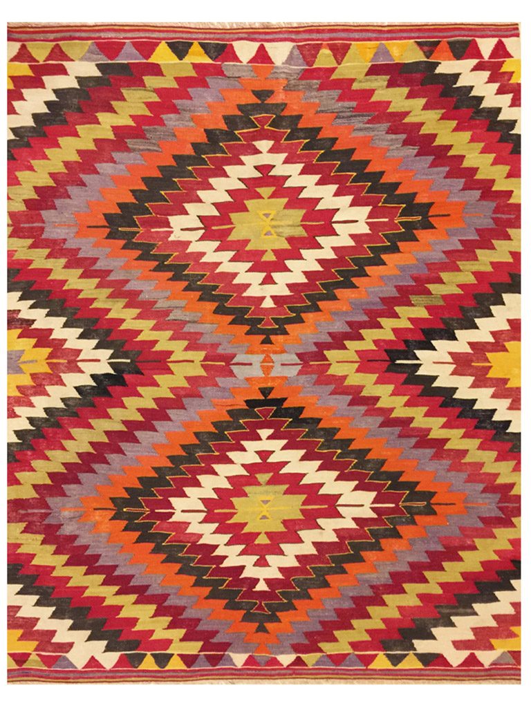 TAPPETO-KILIM-ANTICO-CAUCASO-KARABAGH-MIS153X117-CM