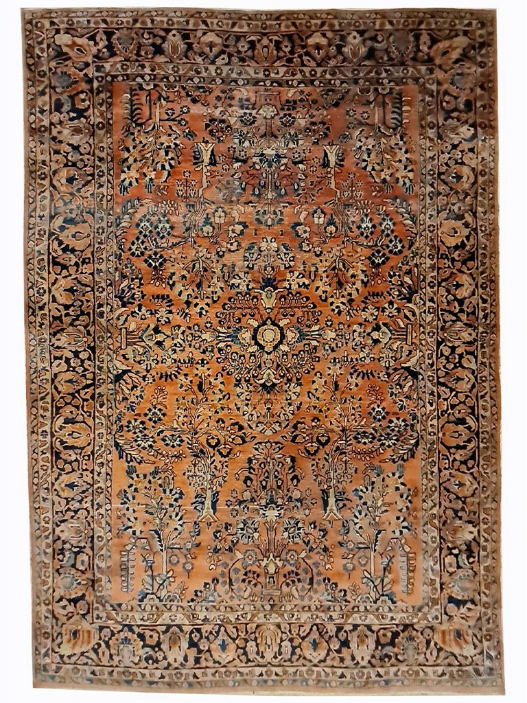 TAPPETO-SARUK-PERIODO-AMERICANO-ANTICO-MIS-270X195-CM