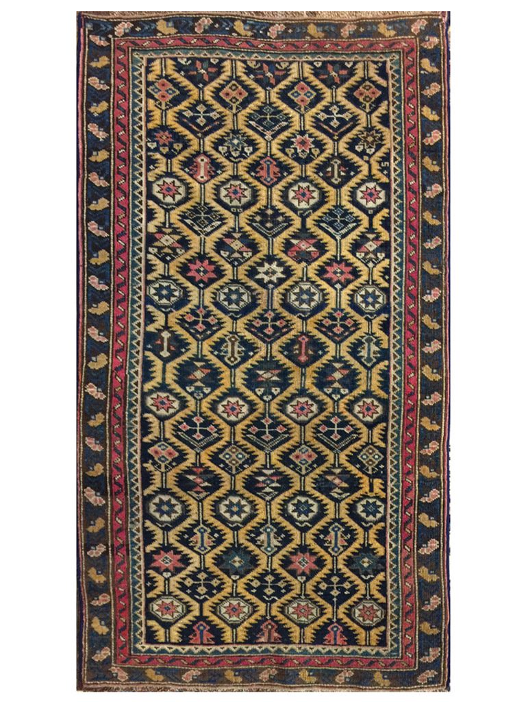 TAPPETO-SHIRVAN-KUBA-CAUCASO-ANTICO-MIS118x71-CM