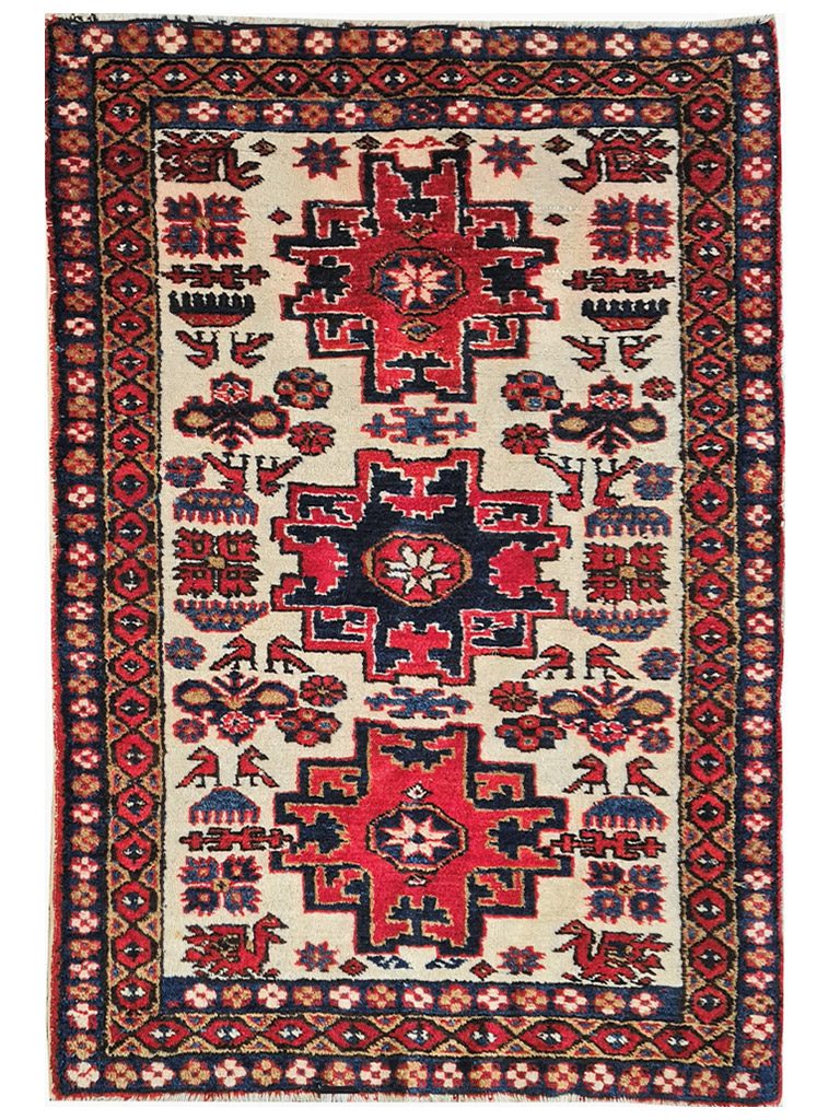 TAPPETO-SHIRVAN-LEZGHI-CAUCASO-ANTICO