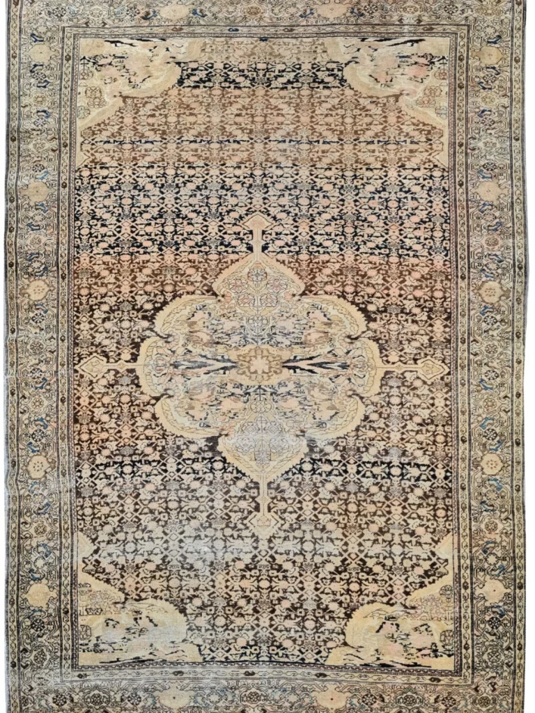 Tappeto antico senneh gol farang extra fine mis196x127 cm