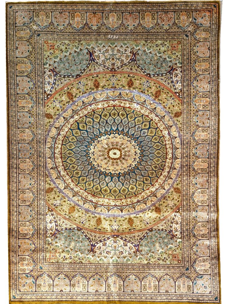 tappeto qum seta 203x133 cm