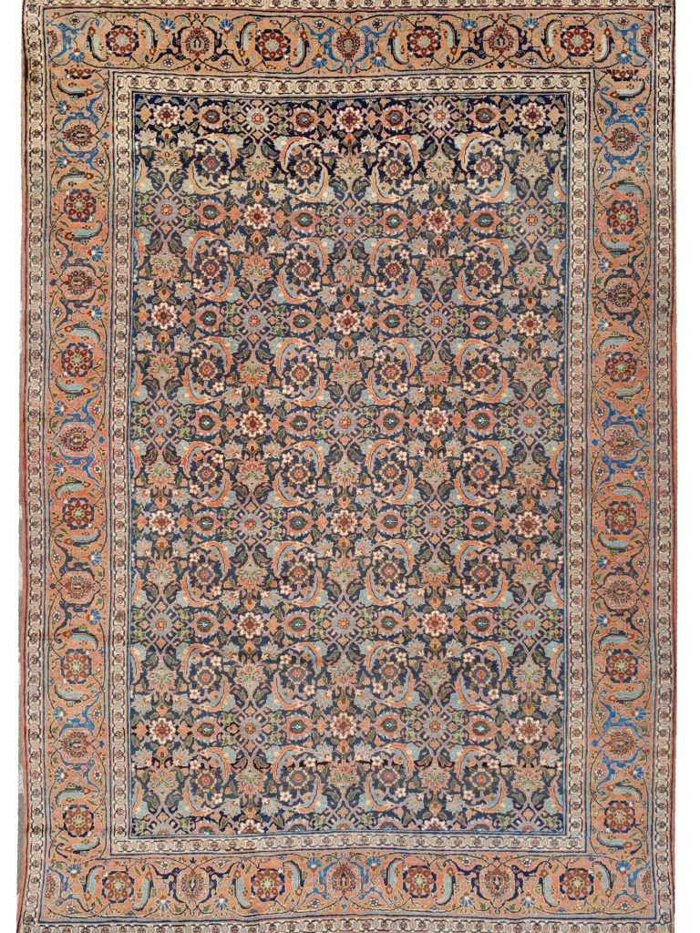 tappeto mahal antico persiano 296x216 cm